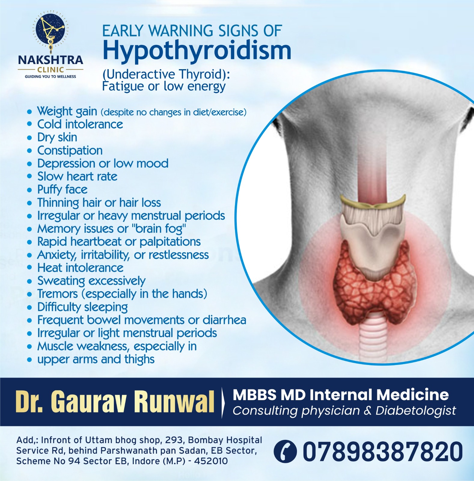 Best Doctor for Hypothyroidism in Indore