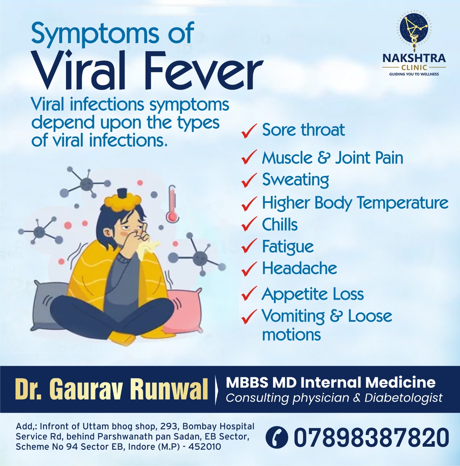 Best Doctor for Viral Fever in Indore
